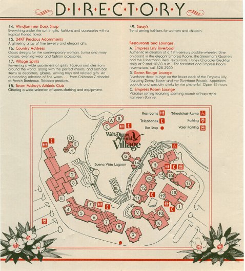 The Walt Disney World Village 1987