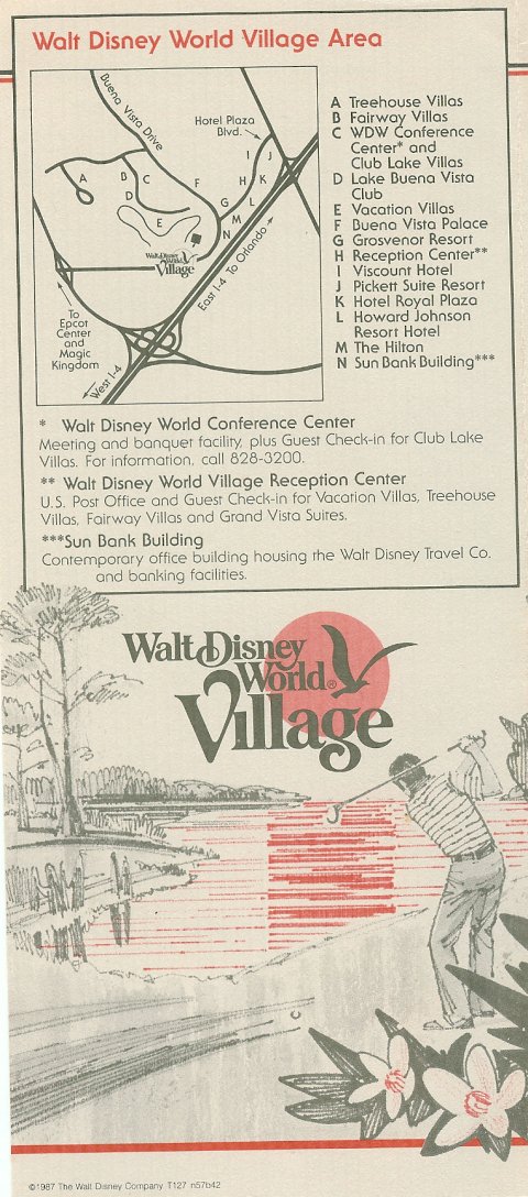 The Walt Disney World Village 1987