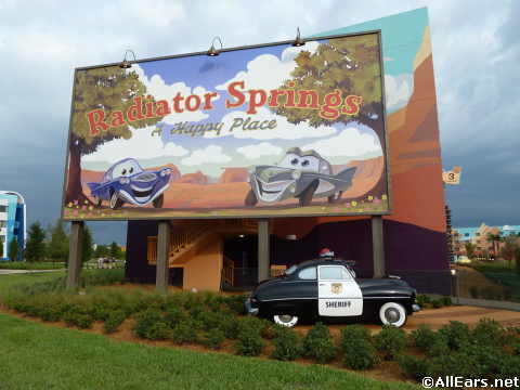 Cars section at the Art of Animation Resort