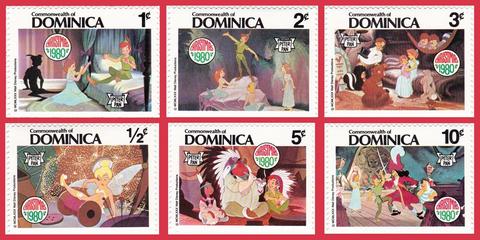 1980 Dominica Peter Pan Christmas