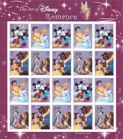 2006 The Art Of Disney Romance Sheet