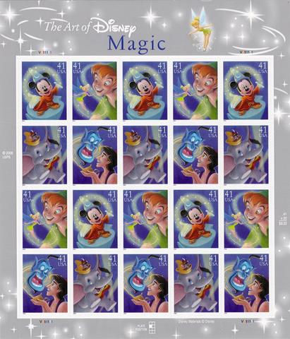 2007 The Art Of Disney Magic Sheet