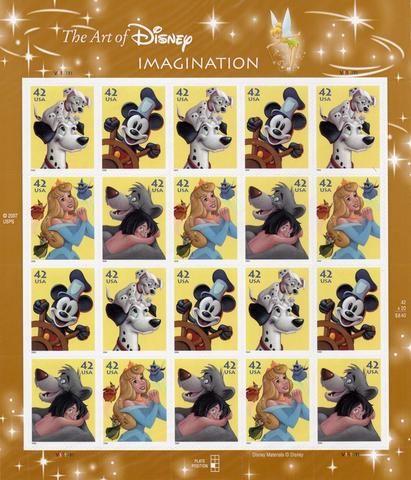 2008 The Art Of Disney Imagination Sheet