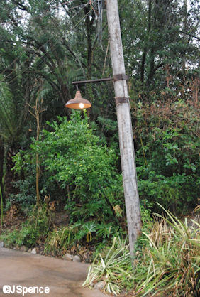 African Outskirts Lamppost