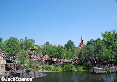 Big Thunder Mountain from a distance