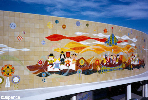 Mary Blair Mural at Disneyland
