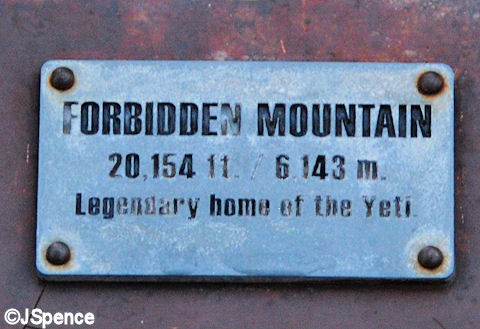 Forbidden Mountain Plaque