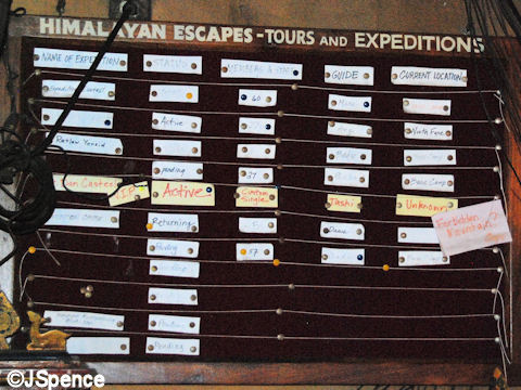 Expedition Tracking Board