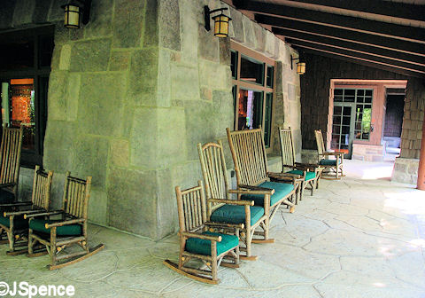 Villa Porch and Rocking Chairs