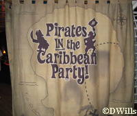 Pirates in the Caribbean Party Banner