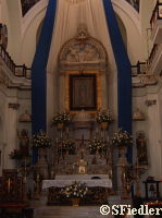 Inside Our Lady of Guadalupe Church