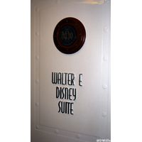 Walter E  Disney Suite Cabin Door