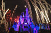 Disney World Wallpaper Castle with Holiday Wishes