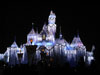 Disneyland Wallpaper Castle with Ice Lighting