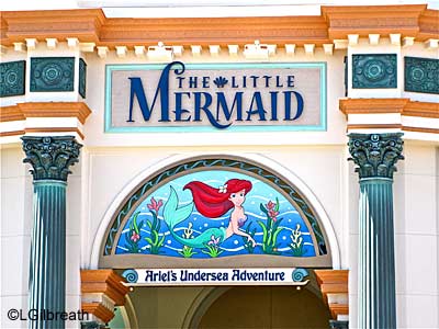 The Little Mermaid sign