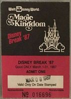 87 Disney Break 