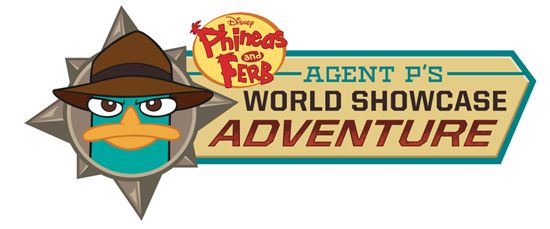 Agent P's World Showcase Adventure Logo
