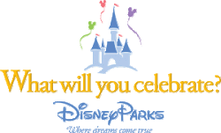 What Will You Celebrate Disney Parks Logo